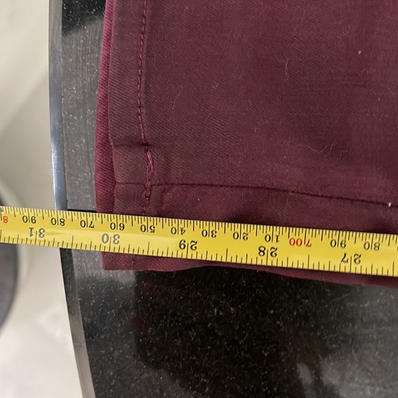 Rich and Skinny red/burgundy colour with some stretch. Size 27 - Picture 5 of 5